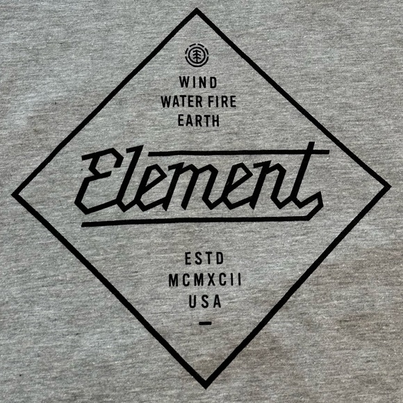 Element Stadium Short Sleeve T Shirt Gray NWT Men’s Size Medium - Picture 3 of 7